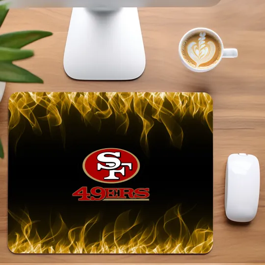 Discover San Francisco 49ers Football Team Mouse Pad for Home Office
