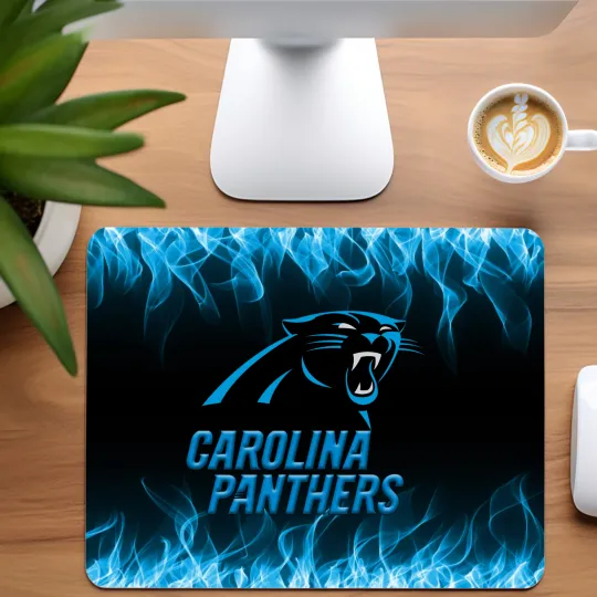 Discover Carolina Panthers Football Team Mouse Pad for Home Office