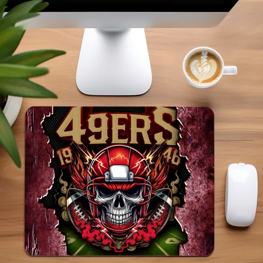 Discover San Francisco 49ers Football Team Mouse Pad for Home Office