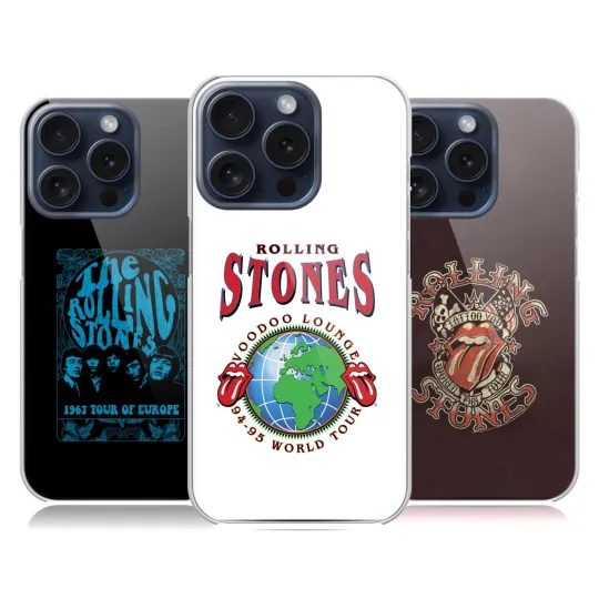 Discover OFFICIAL THE ROLLING STONES TOURS HARD BACK CASE FOR APPLE iPHONE PHONES