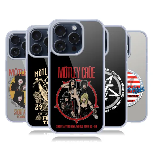 Discover OFFICIAL MOTLEY CRUE TOURS GEL CASE FOR APPLE iPHONE PHONES