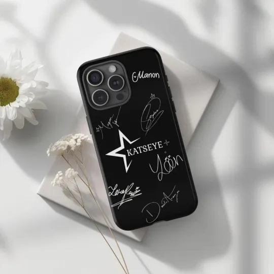 Katseye Signature Kpop 2025 Tour Phone Case iPhone 7 - 17