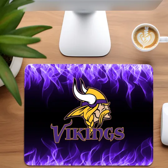 Minnesota Vikings Football Team Mouse Pad for Home Office