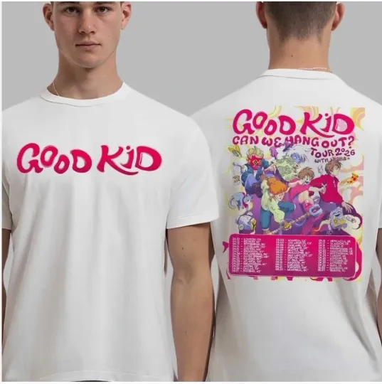 Discover Good Kid Band Can We Hang Out Tour 2026 With Inoha World Tour Schedule T-Shirt