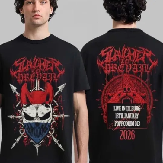 Slaughter To Prevail Tilburg Pop Up Shop Tee On 13 January 2026 Tour T-Shirt