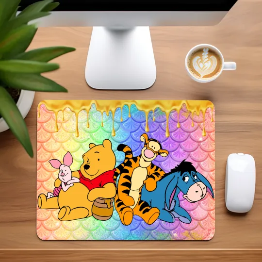 Discover Winnie the Pooh and Friends Mouse Pad for Home Office