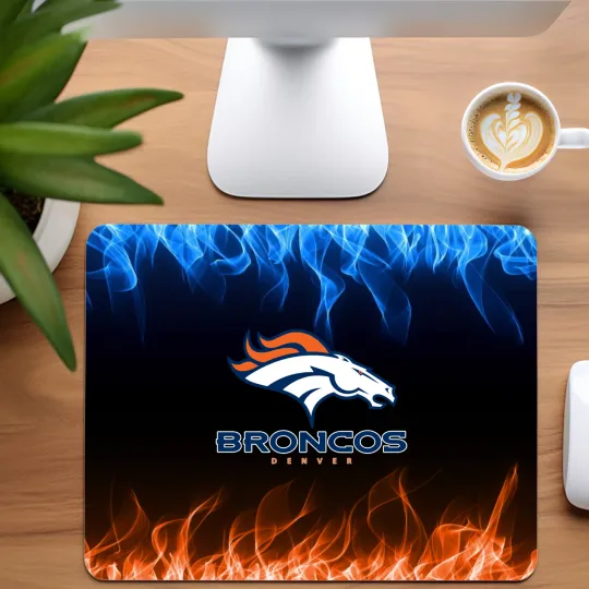 Discover Denver Broncos Football Team Mouse Pad for Home Office