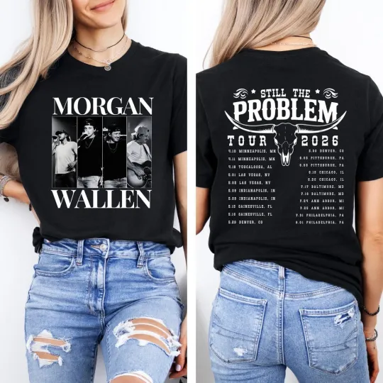Discover Wallen Western Still The Problem Tour 2026 Shirt, Comfort Country Music Tee