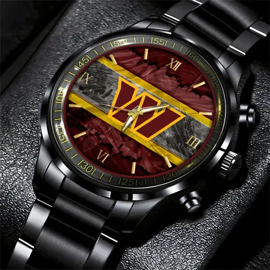 Discover Washington Football Team Commanderss Steel Watch , Unisex  Watch