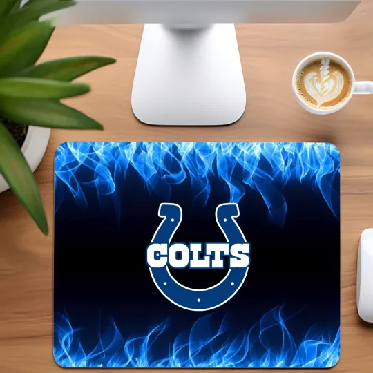 Discover Indianapolis Colts Football Team Mouse Pad for Home Office