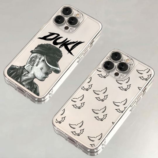 Discover Duki Rapper Phone Case For iPhone 16 15 14 13 12 11 Mini Pro Max X XR XSMax 7 8 Plus SE20 Transparent Cover