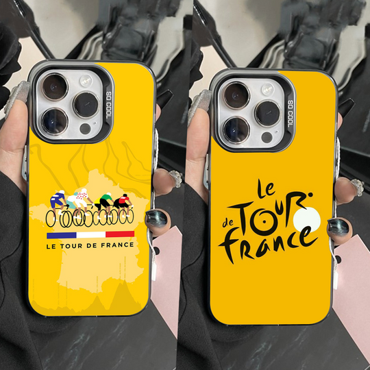 Discover T-Tour De France 2025 Phone Case For iPhone 16,15,14,13,12,11,Pro,Max,Plus,Mini,XS,SE Anti Fall Black Matte Hard Bumper