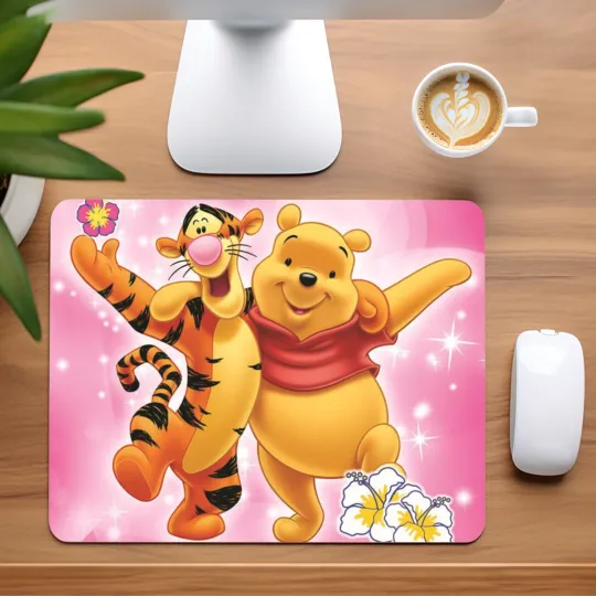 Discover Winnie the Pooh & Tigger Mouse Pad for Home Office
