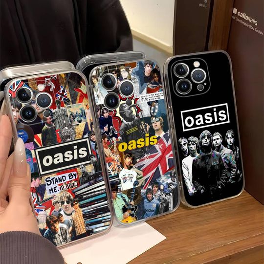 Discover Band O-oasis Transparent Phone Case for iPhone 17 Air 16 Pro Max 15 14 13 12 11Plus Shockproof Cover