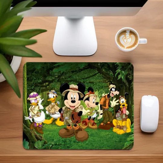 Discover Mickey Mouse Safari Mouse Pad for Home Office