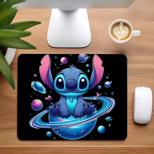 Discover Stitch on the World Mouse Pad for Home Office