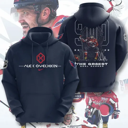 Discover Washington Capital Alex 1Ovechkin 900 Goals Celebration 2025 3D Hoodie
