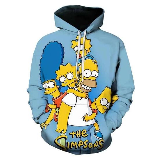 Discover Simpson 3D Hoodie, Christmas Gifts Unisex Hoodie, AOP Inspired Apparel