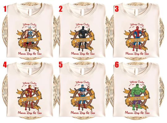 Discover Disney Cruise Line Marvel Day At Sea 2026 Custom Shirt, Disney Dream  Cruise Vacation 2026, Marvel Super Heroes Avenger Cruise Shirt AXLI13