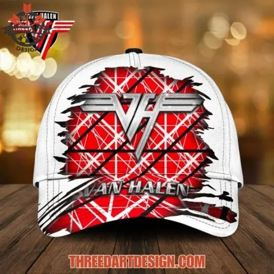 Discover van Band Classic Cap Gift For Fan 3D All Over Print Hat