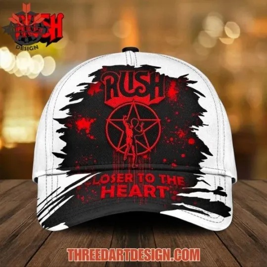 Discover Rush Closer To The Heart Classic Cap Gift For Fan 3D All Over Print Hat