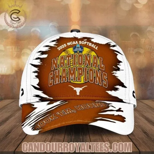 Discover Softball National Champions Texas Longhorns 2025 Classic Cap