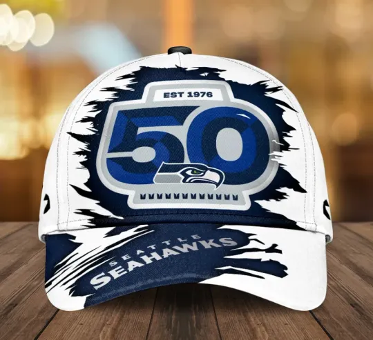Discover Seattlee Seaha-Wk 50Th Anniversary Classic Cap