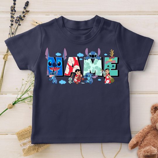 Discover Personalized Disney Stitch and Lilo Shirt, Custom Hawaii Animal Family Trip Matching, Magic Kingdom Tee UM5J10