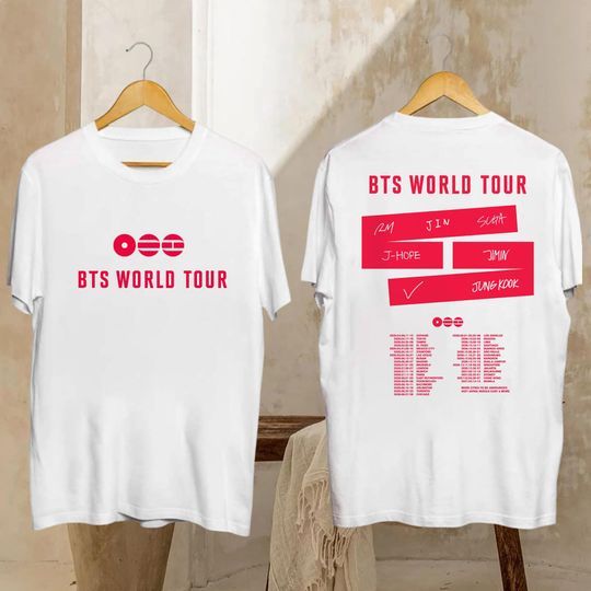 Discover BTS World Tour 2026 T-Shirt Army Concert Gift