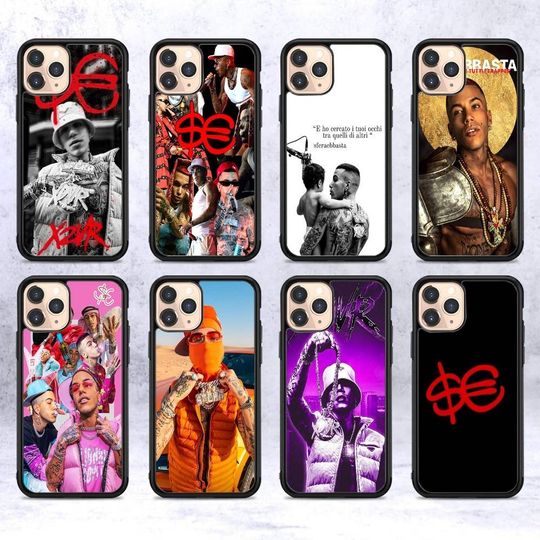 Discover Rapper Sfera Ebbasta Phone Case PC+TPU For IPhone 11 12 13 14 15 16 17 Plus Pro Max Cover