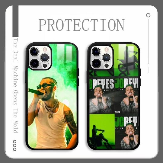 Discover Jc R-Reyes Tour Rap Singer Phone Case For IPhone 17 16 15 14 13 12 11 Pro Max Plus Mini Plus Hard Mirror Surface Protect Funda
