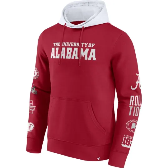 Discover Albm Crimson Tide Sleeve Patches Hoody, Gift For Fans