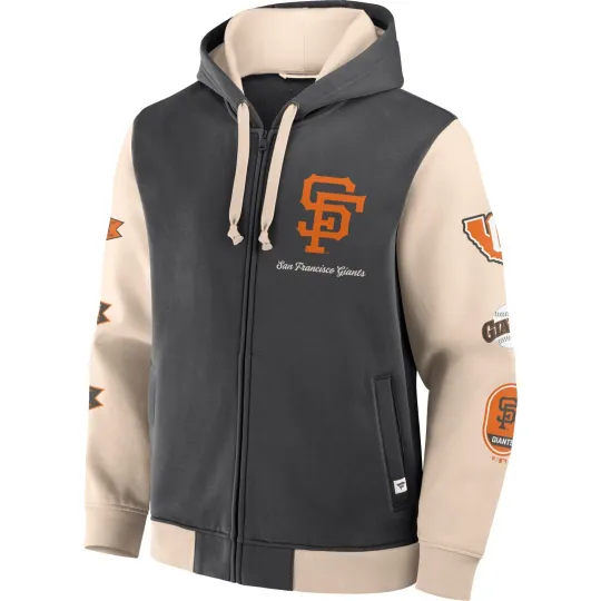 Discover San Francisco Baseball Retro Prints Zip Hoody