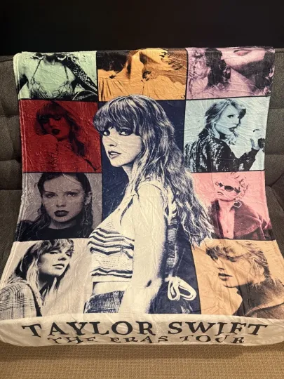 Discover Talor Swift The Last Eras Tour Album Fleece Throw Blanket