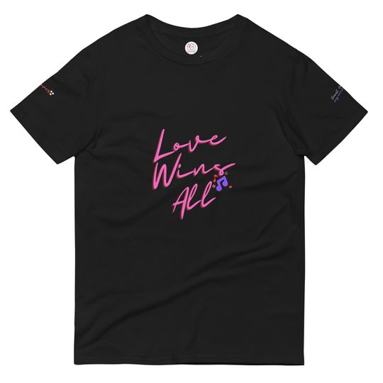 Discover Love Wins All Unisex Short Sleeve T-shirt World Tour