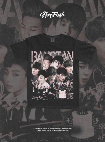 Discover BTS Skool Luv Affair Graphic T-Shirt, ARMY Fan Gift, Bangtan Boys Kpop World Tour Merch, RM Jin Suga JHope Jimin V Jungkook