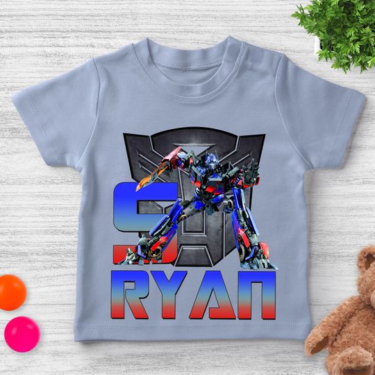 Personalized Transformer Birthday Boy Shirt, Family Vacation Tee