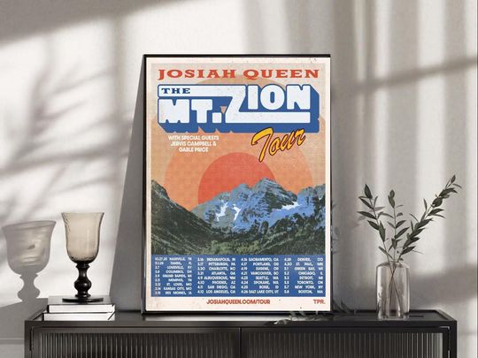 Discover the mt zion tour 2026 poster