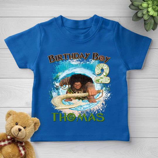 Discover Disney Maui Birthday Boy Shirt, Prince Maui Birthday Shirt, Disney Prince Birthday Shirt,Birthday Party Shirt, Hei Hei Moana Birthday UNXC03