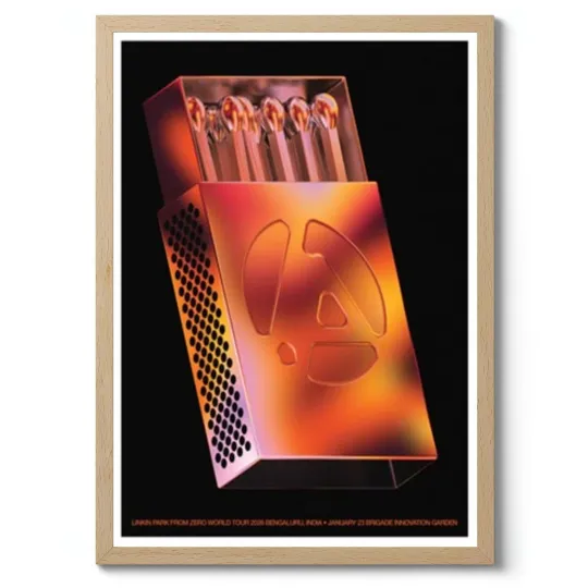 Linkin Park From Zero World Tour Bengaluru Poster Jan 23rd 2026