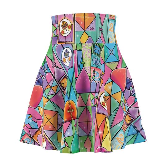 Discover Its a Small World Running Skirt,  Disney Race Outfit,  Magic Miles RunDisney Apparel