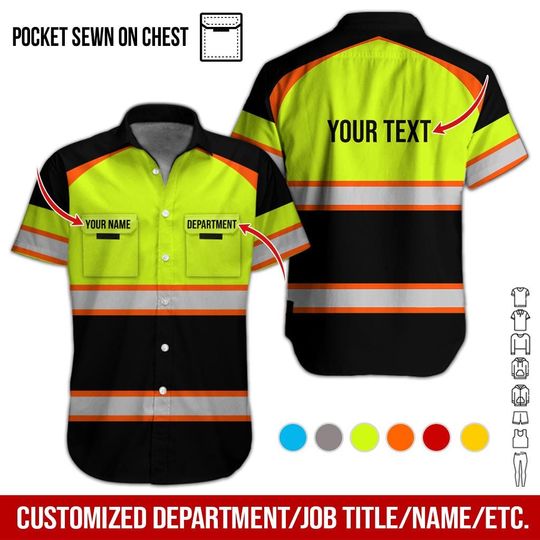 Discover Custom Pocket Mechanic Work Shirt: Personalized Mechanic 3D Uniform