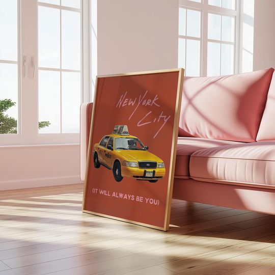 NYC It Will Always Be You Poster | New York City Travel Decor, Preppy Aesthetic Wall Art