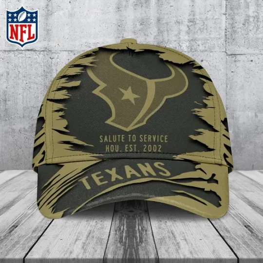 Discover Texans 2025 Salute to Service Classic Cap
