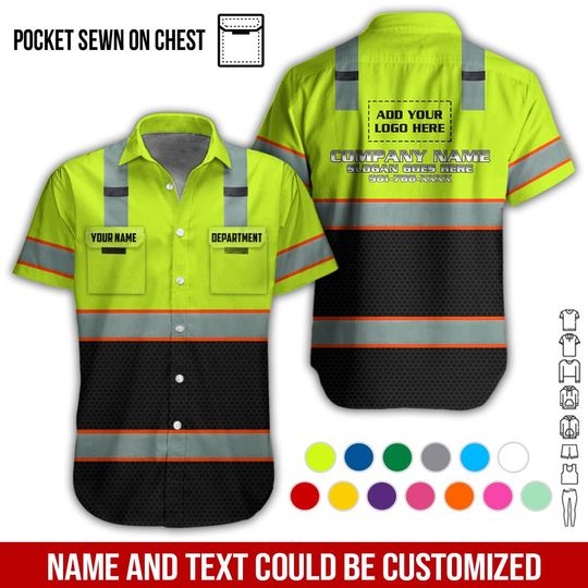 Discover Custom Workwear Shirt | Personalized Uniform, All Over Print