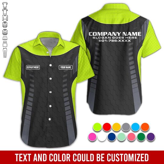 Discover Custom Work Wear Shirt with Logo: Personalized Uniform, Mechanic Crew