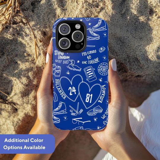 Discover Rozanov 81 Hollander 24 Phone Case, Heated Hockey Phone Cover, Boston Hockey, Montreal Hockey, Valentine's Day, iPhone 17 16, Samsung, Pixel