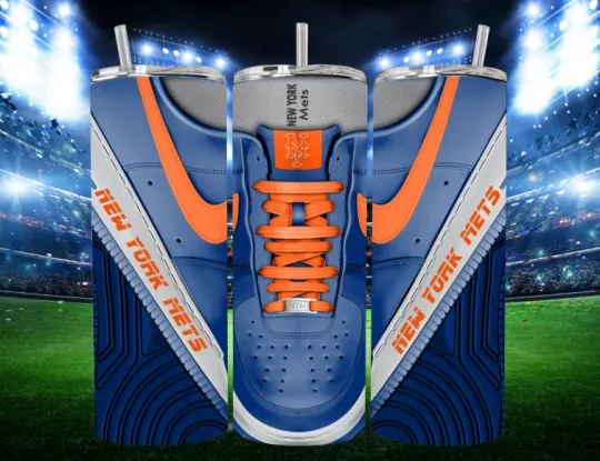 Discover New York Stainless Steel Tumbler With Metal Straw