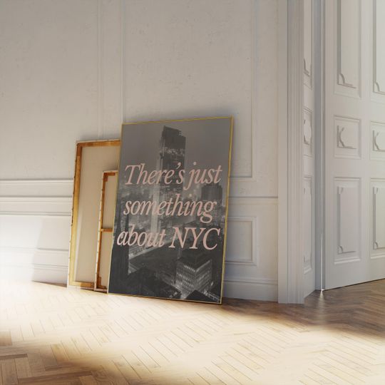 Discover new york poster | nyc print | new york photography | empire state print | big apple travel print | new york gift | retro new york wall art