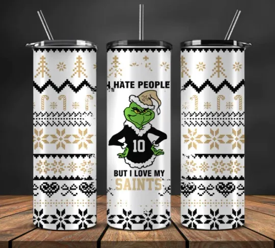 Discover New Orleans Stainless Steel Tumbler & Metal Straw- Hater funny character
